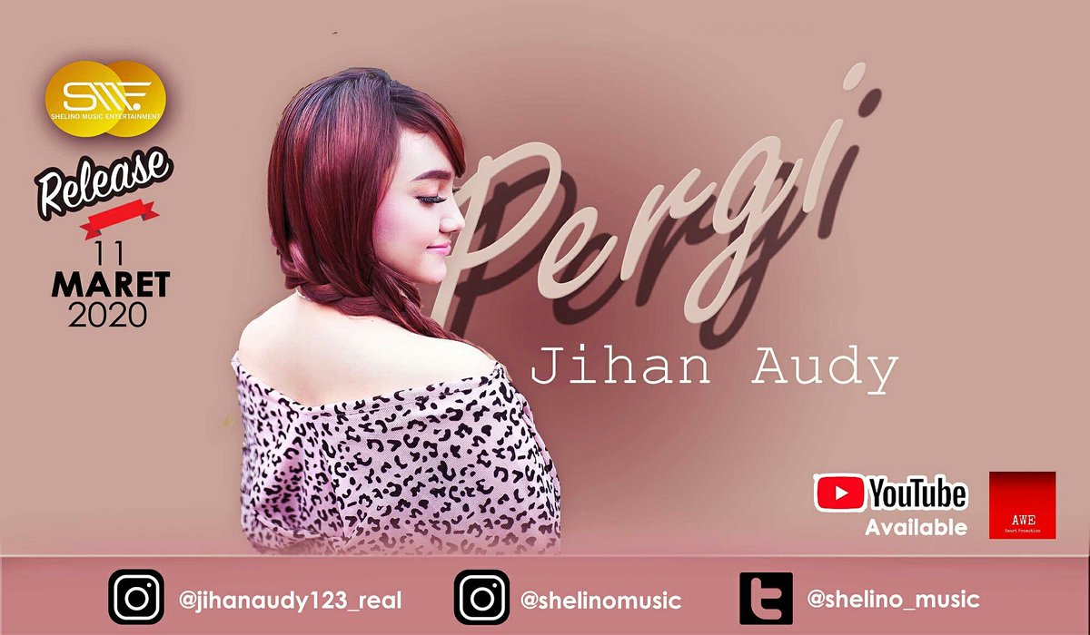 #pemutaranserentak PERGI - JIHAN AUDY di radio-radio kesayangan kamu besok Rabu 11 Maret 2020 <a href="/SHELINO_MUSIC/">Shelino Music</a> <a href="/aWe_Radiopromo/">AWe Smart Promotion</a>