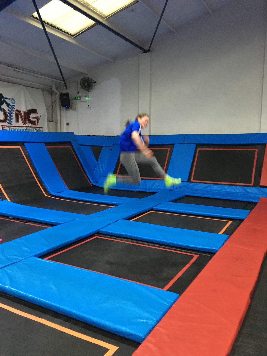 CWLCandSF's tweet image. Students who attend Trampoling Club with Mrs Burgess were taken to @BoingZone in Stourbridge to test their skills. Do you know your 'pike' from your 'roller' or what 'planterflexion' is the technical term for?
#funfitness #healthyhabits #thisgirlcan #fitness #healthy