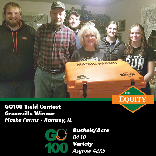 TheEquityCoop's tweet photo. #GO100YieldContest Greenville Location Winner #Harvest19 #Plant20 #agtwitter #yieldcontest @DKAS_CIL https://t.co/3UENepZd9K