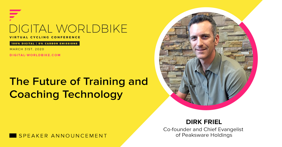 meetyoo's tweet photo. Wir freuen uns sehr Dirk Friel von #Peaksware als #DigitalWorldBike Speaker anzukündigen! Erfahren Sie mehr über diese innovative Veranstaltung und melden Sie sich jetzt für das erste digitale #DigitalEvent der globalen #Cycling Community an: https://t.co/3TJi3EtUee https://t.co/hgetbCDJEV