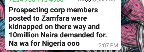 Stephennorbs's tweet image. Sad News already.....#NYSC #BatchA