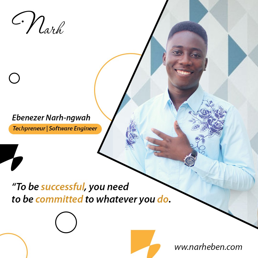 Eben_Watts's tweet photo. No matter the challenges, stay committed to what you do!
https://t.co/kvQtKMvqzk
#narheben #codextrafrica #techpreneur #softwareengineer #branding #brandsconsultant #narh #eben @ivybarley #quaminamp #TimWestwood #nanama #sammy #TuesdayMotivation https://t.co/XwHGukEu6W