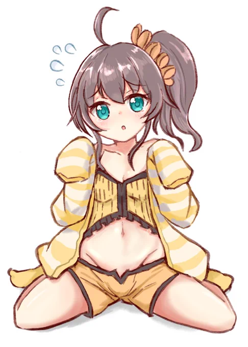 これはロリっぽいけどそうでもないまつりちゃんです?

#祭絵 