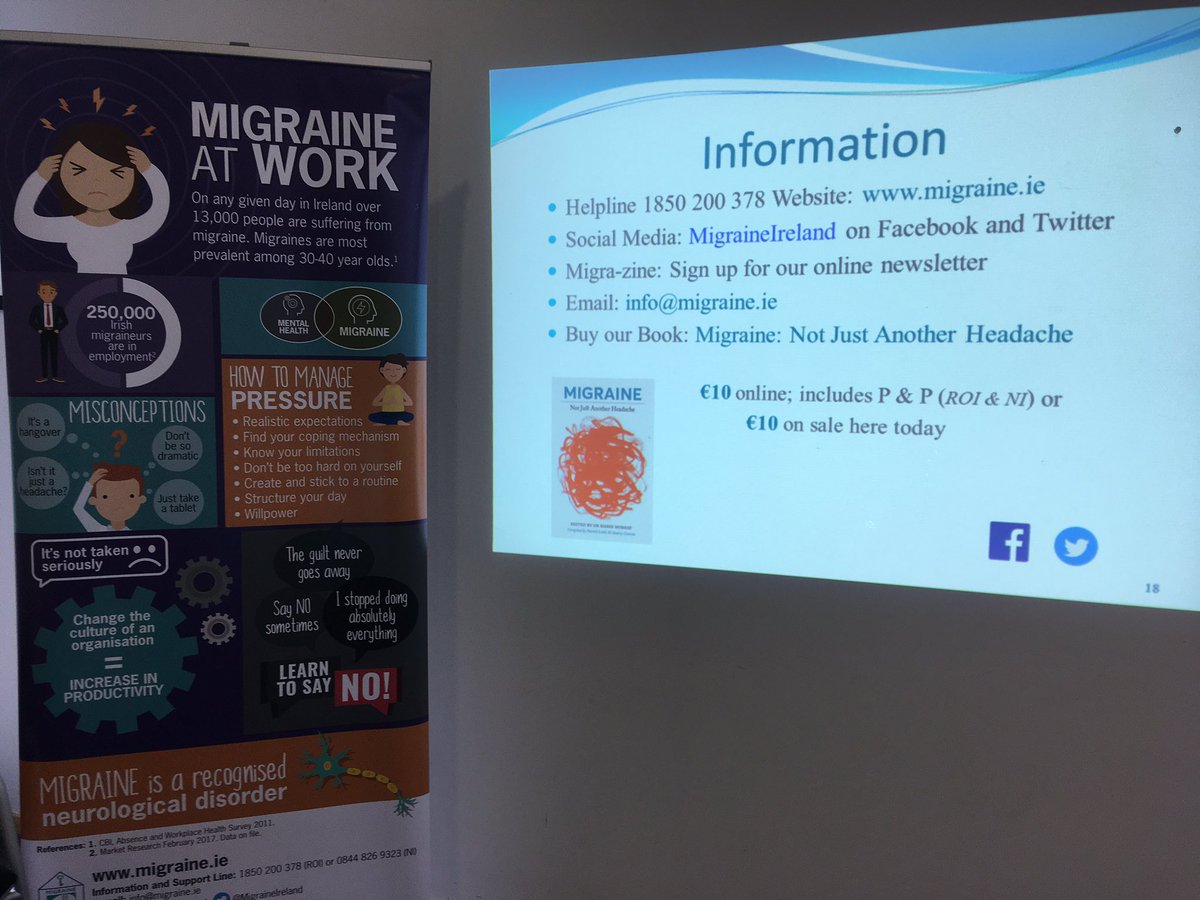 Great turn out of Clare County Council staff for lunchtime Migraine Seminar #makemigrainematter #ClareCountyCouncil #migraine