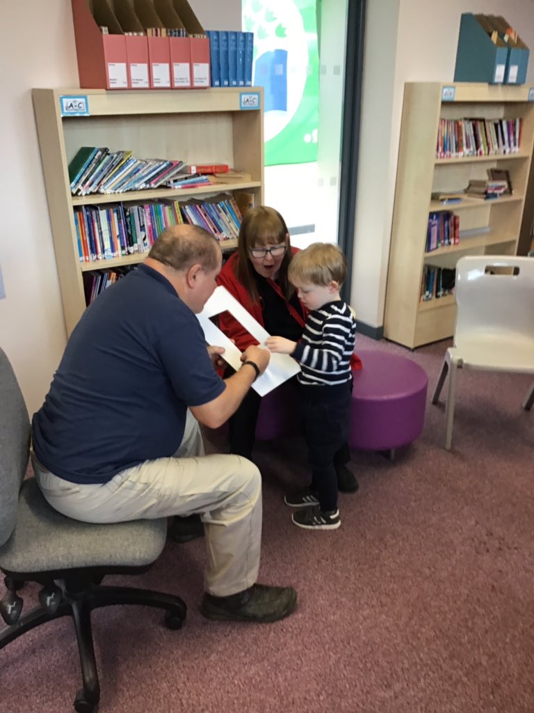 DrumparkN's tweet photo. This afternoon we had 2 sensory stories in the library. The story teller was brilliant and we had lots and lots of giggles.
#bagbooks #sensorystories
@DrumparkN @drumparkprimary https://t.co/SAtiNgd8i3