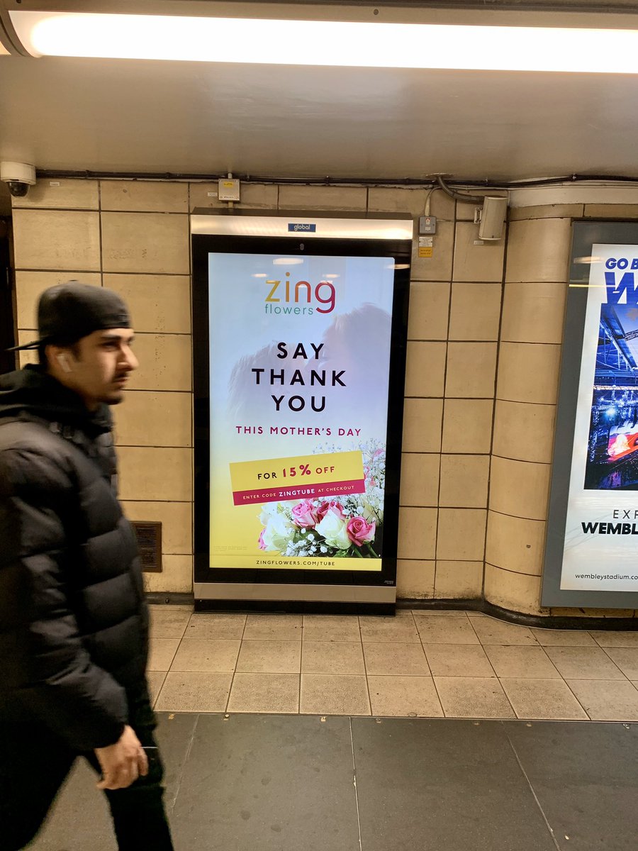 joelstern's tweet photo. So great to see Zing Flowers’ Mother’s Day promotion being shown across Global’s outdoor inventory on the TfL estate.
#outdoor #ooh #outdooradvertising #AmazingEveryTime #ZingFlowers #mothersday https://t.co/e56ic6CeRd