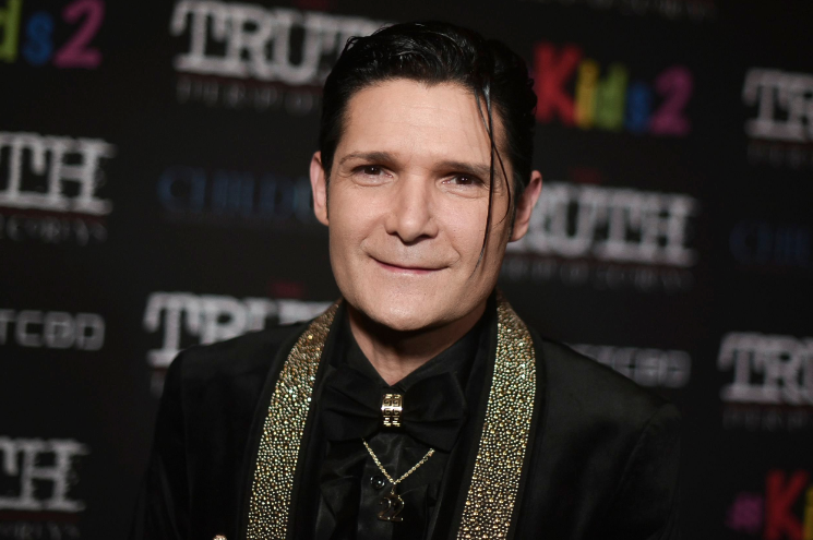 RollingStone's tweet photo. Corey Feldman screened his long-awaited doc last night, finally speaking out about the men he says sexually assaulted him and his best friend Corey Haim in the 1980s, when they were young teen stars https://t.co/mMMXg3pT1n https://t.co/eqk4kNld23