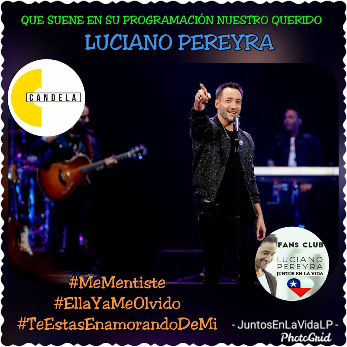 roxfab's tweet photo. Buenos días a todos los de @RadioCandelaCl  q hoy suene en sus programaciones lo nuevo de @LucianoPereyra #MeMentiste e todos sus programas somos @Juntosenlavida
#ventepaaca
#loquepasopaso
#Paraquemeinvitan
#Elquepestañeapierde https://t.co/AfgTENfPmH