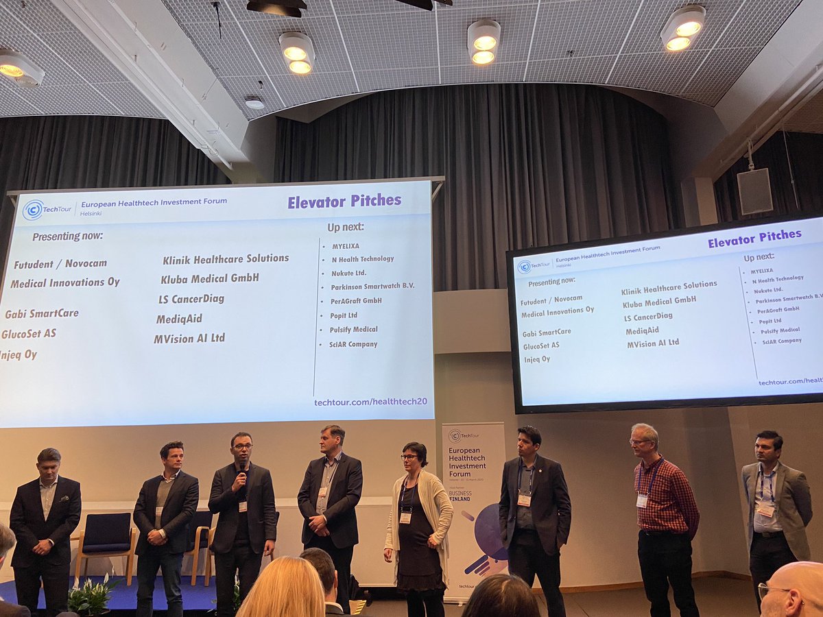 Today Inparticipated to European HealthTech Investment Forum as a coach for Start-ups. Listened some nice pitches from companies. #EHIF20