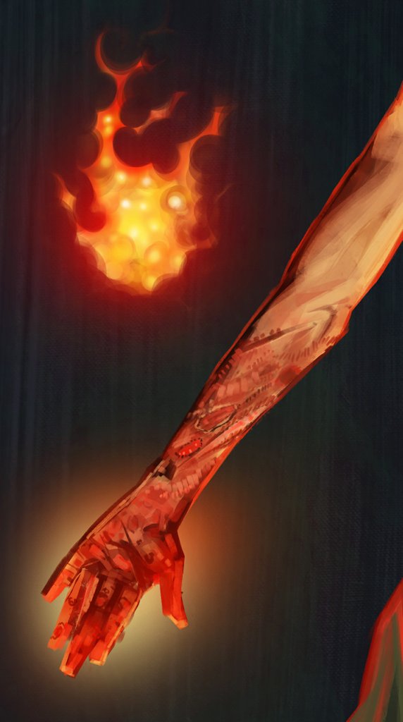 Rossmartinart's tweet image. Posting some old work I did at uni. My character Celeste is a pyromancer in the 1600's. Summoning intense flames causes damage to herself so she has to use it carefully. 🔥🔥🔥

#pyromancer #magic #fantasyart #conceptart #back #scars #burns