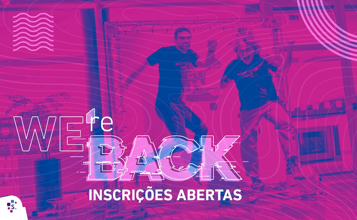 experianceJAM's tweet photo. Alooooou, o EJ6 chegou. Yes, we're back!
Agora é hora de chamar os amigos, reviver aquele grupo de Whats e se preparar para a próxima edição do Experience JAM 🚀

Está tão ansioso quanto nós? Então não perde tempo e se inscreve lá: https://t.co/4DCQvb9YUC

#ExperianceJAM #EJ6 https://t.co/h3GzO8srtw