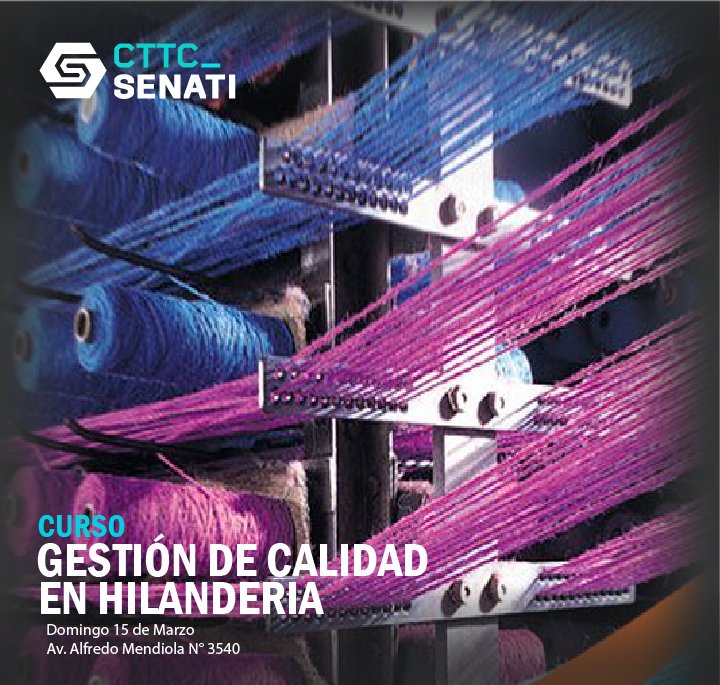 TextilCentro's tweet photo. #GESTIÓNDECALIDADENHILANDERÍA
Este curso forma parte de un diplomado, entérate aqui: https://t.co/4HBzYXzTlD…/gestion-de-calidad-en-empresas
📁Información aqui:
https://t.co/X4kfTwIaVy
#CarmelonGonzales
https://t.co/YqiAKkVc6Z…/carmelon-gonzales-de-la-cruz-a…/… https://t.co/uGOZbVvPFV