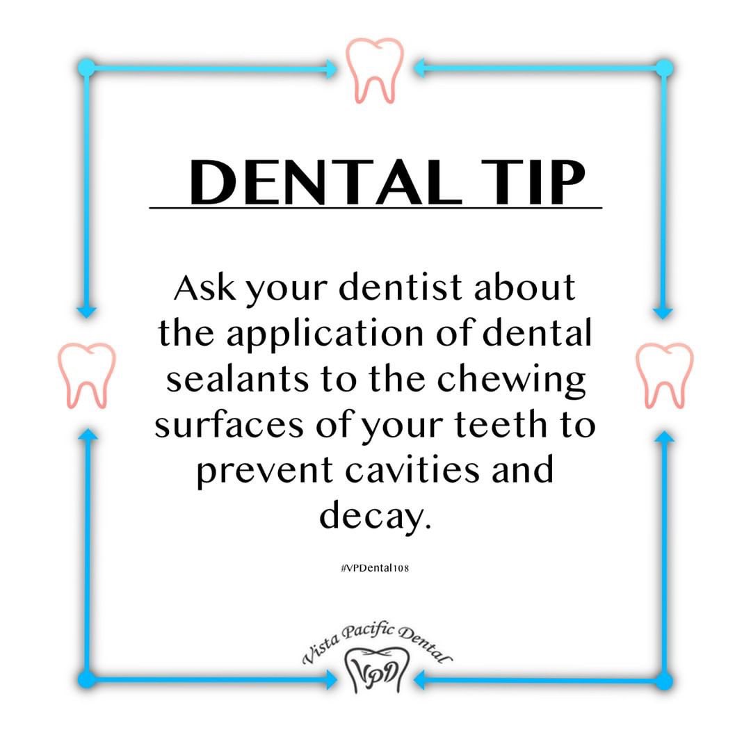 DRKimBenton's tweet photo. Dental Tip: Ask your dentist about the application of dental sealants to the chewing surfaces of your teeth to prevent cavities and decay. #Dalycitydentist https://t.co/ydMzHuu9oC