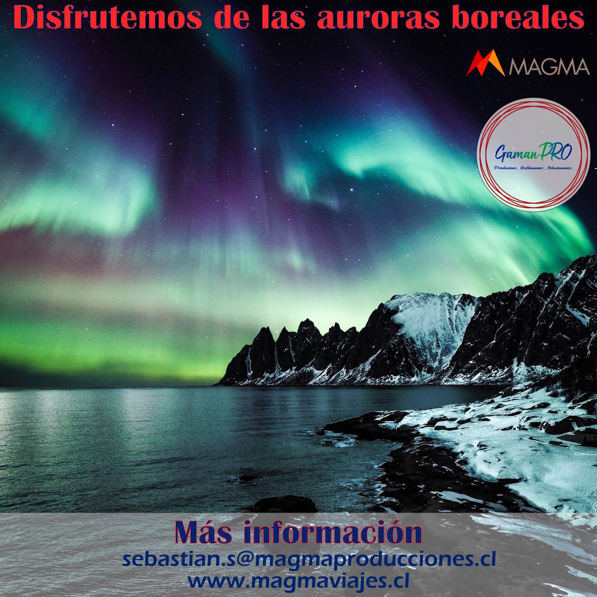Noruega con sus auroras nos esperan 🇧🇻! ¿Vamos?
Únete a esta aventura organizada por @magmaviajes y <a href="/GamanPRO/">Gaman GRIProduction</a> Escríbenos para tener más información sobre esta aventura con todo incluido... 😎📩 sebastian.s@magmaproducciones.cl #magmaviajes  #lucesdelnorte #northernlights #noruega