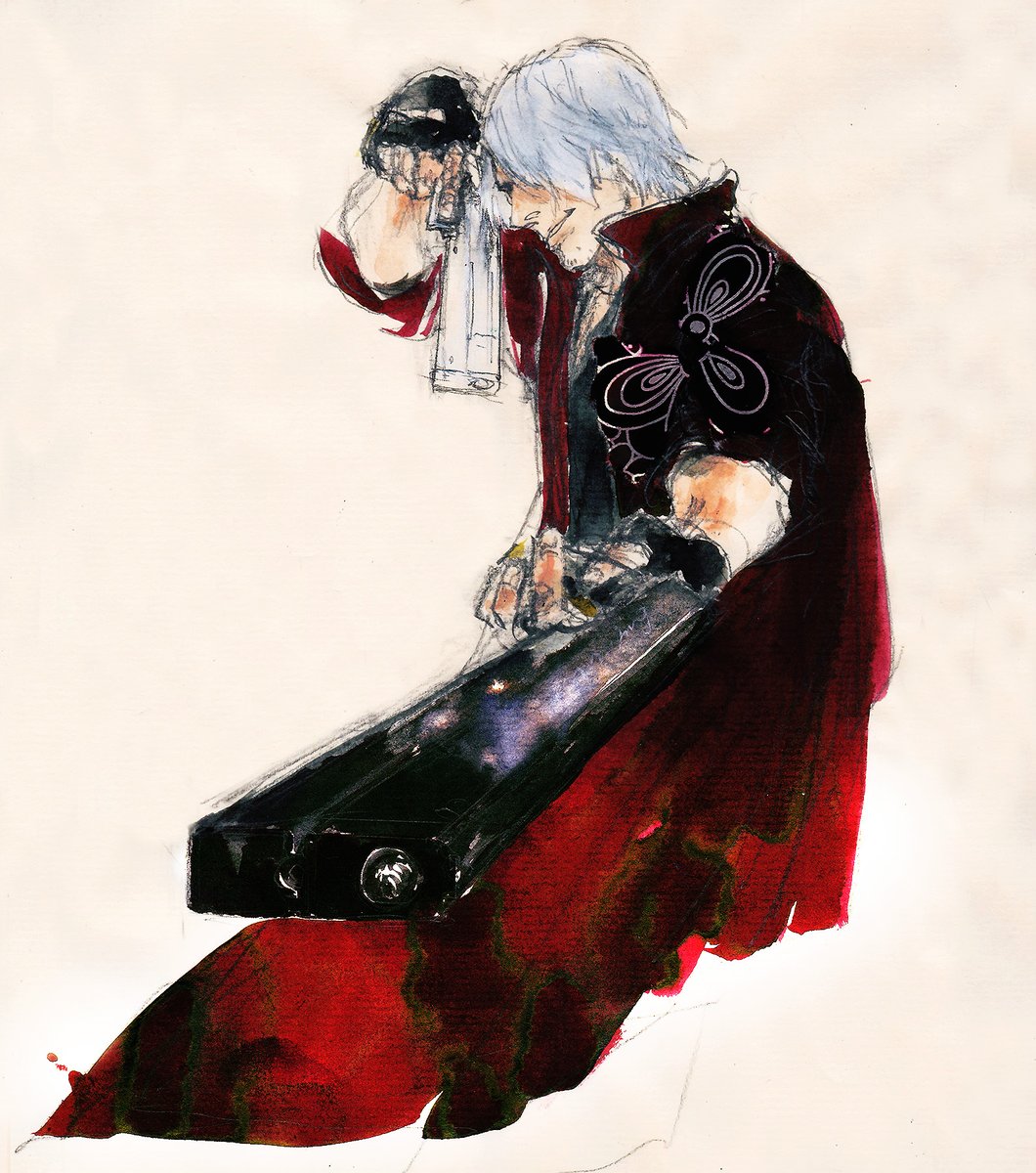 ダンテ(デビル・メイ・クライ) 「Devil May Cry 」|たけじいのイラスト