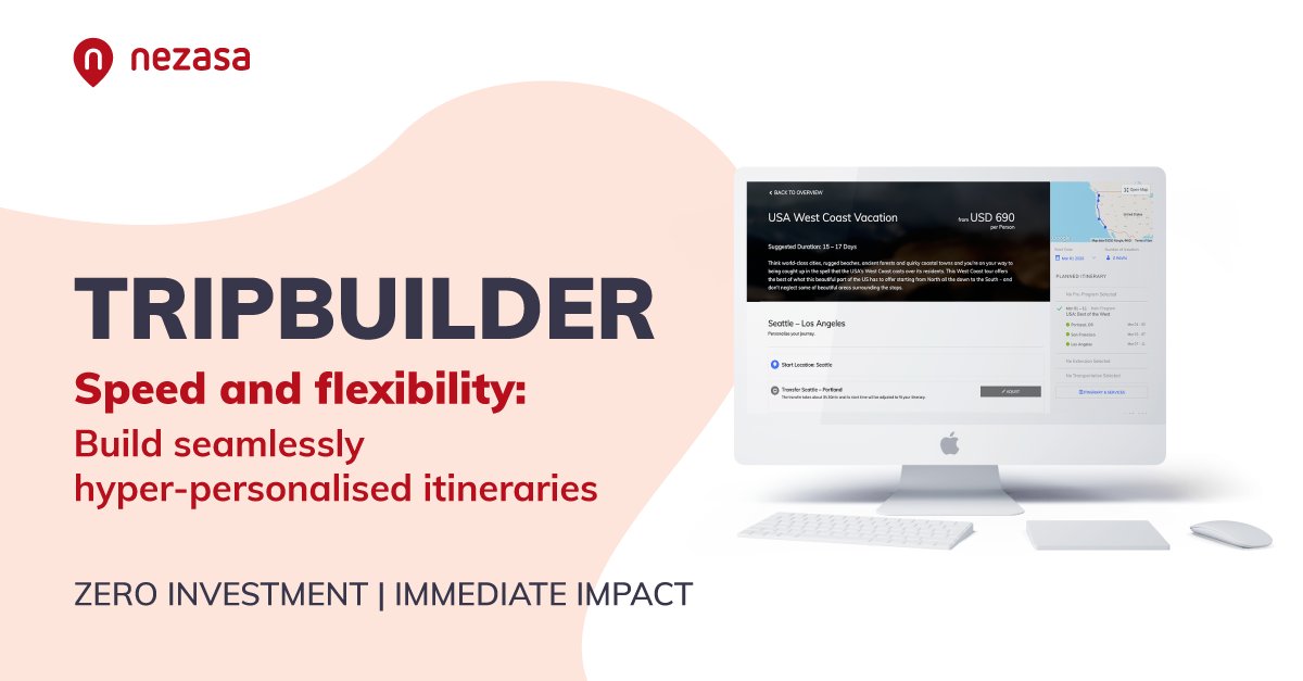 We are putting the fun back into travel by giving you unprecedented speed and flexibility when doing travel bookings. Wanna hear more? Join our webinar on the 12th or 17th of March: nezasa.com/webinar #traveltech #whatwewantedtosayatitb