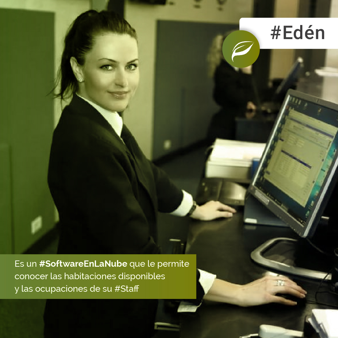 EdenSoftware's tweet photo. #Edén | Es un #SoftwareEnLaNube ☁️ que le permite conocer en todo momento las habitaciones disponibles y las ocupaciones de su #Staff en tiempo real. #TendenciasHoteleras #GerenciaHotelera #Hotelería https://t.co/vah5gmYlNk