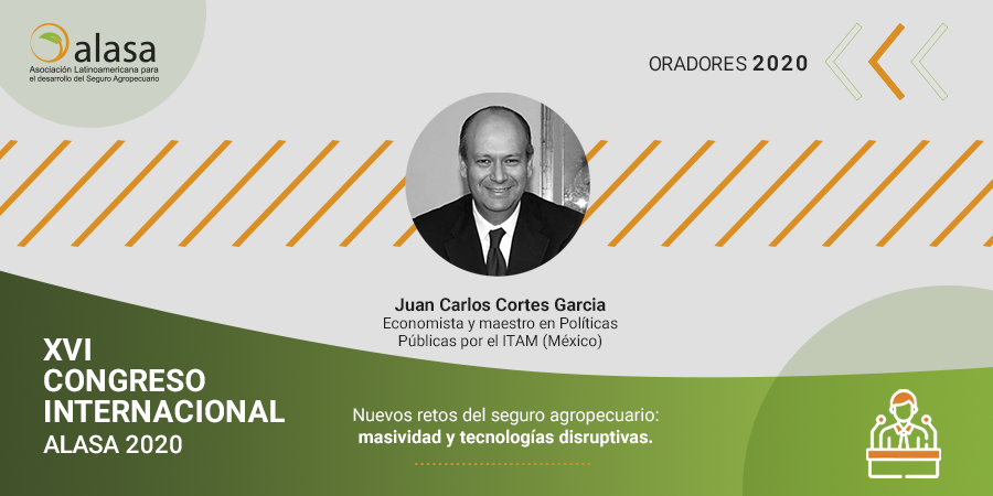alasaoficial's tweet photo. Juan Carlos Cortés García es Economista y maestro en Políticas Públicas por el ITAM (México).

Diseñó y fundó en 1995 la primera aseguradora privada especializada en el sector agropecuario en América Latina “Protección Agropecuaria, Compañía de Seguros”.    

#ALASA2020 https://t.co/EcIgVK5n30