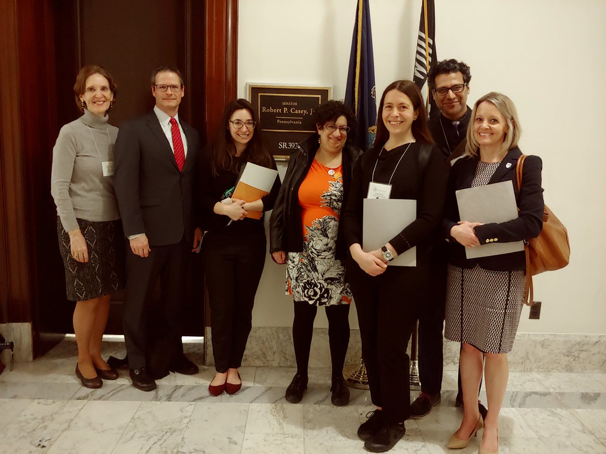 RuthMostern's tweet photo. We're the PA delegation advocating for @NEHgov and #titleVI with @SenBobCasey - @HumanitiesAll #HAD20 https://t.co/q3fMjvwl1A