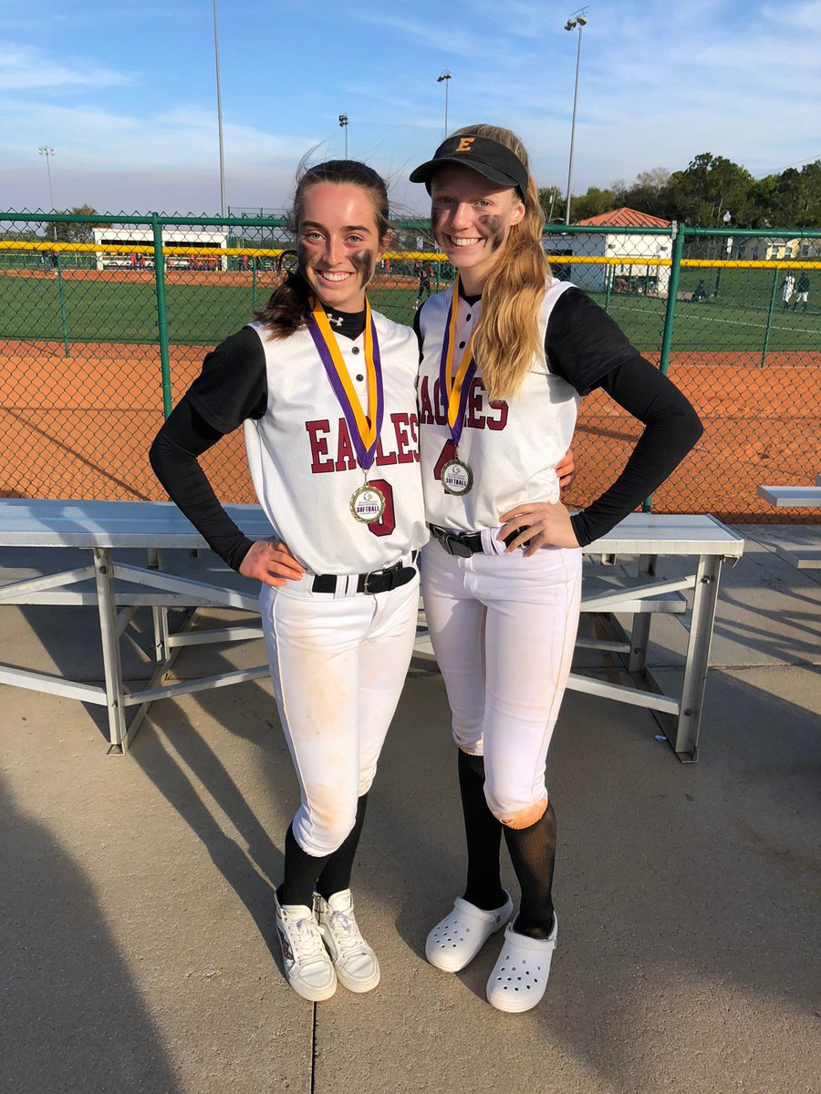 EpiscopalEagles's tweet photo. Congrats to Maddie Latta and Kami Eppley on making the all tournament team this past weekend at the Monteverde Invitational! #eaglepride https://t.co/6xxiSOrRag