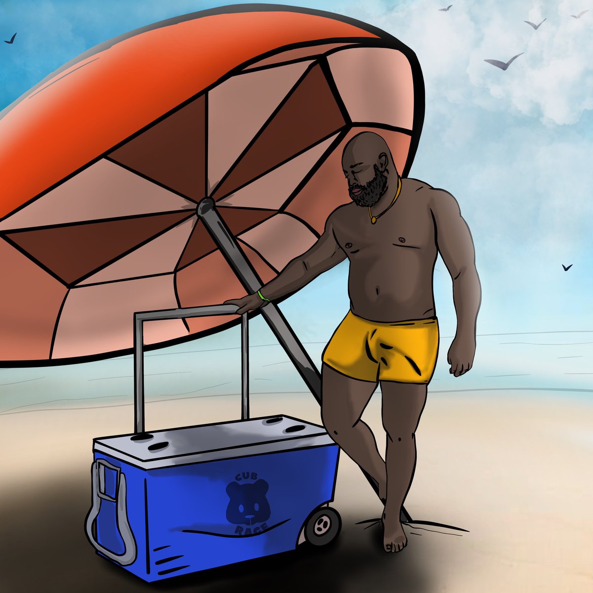 thecubrage's tweet photo. Beach day https://t.co/QKfid1Q5uB