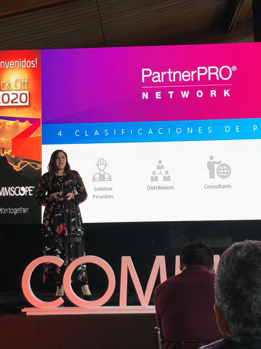 FrancescaAbba's tweet photo. #BereHerrera Presentando el nuevo plan de Canales @CommscopeLATAM #BetterTogether #CommscopeKO2020_Colombia https://t.co/XeOdpQJFC0