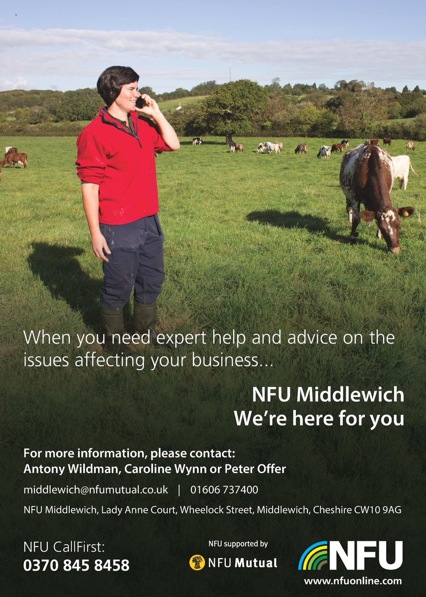 Thank you and welcome to <a href="/NFUMiddlewich/">NFU Middlewich</a> who are sponsoring the competition this year