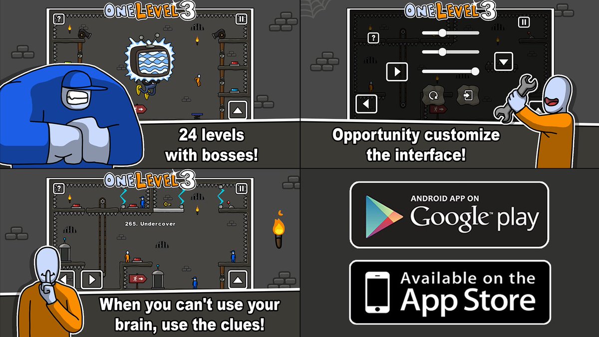 RTUStudio's tweet image. Pack2: Screenshots One Level 3: Stickman Jailbreak!
Google Play - play.google.com/store/apps/det…
App Store - apps.apple.com/app/one-level-…

#OneLevel3 #RTUStudio #gamedev #indiegame #indiedev #IndieGameDev #GooglePlay #AndroidGame #game #AndroidDev #screenshotsaturday #ios #appstore