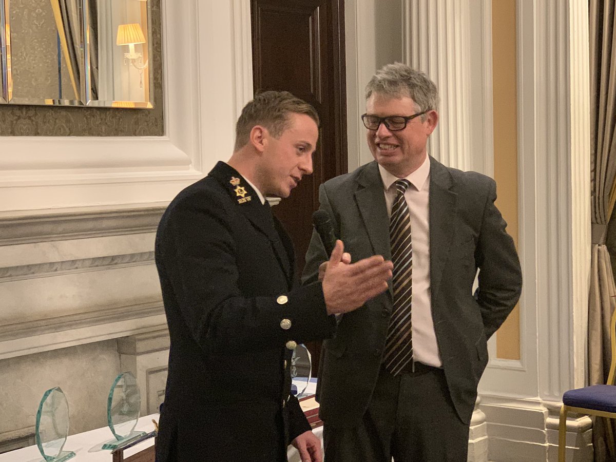 BFBSSport's tweet photo. UKAF Sports Awards: Official of the Year ⏱
The Navy’s Chief Petty Officer Scott Jackson has picked up the award, after climbing the ranks as a football referee in the professional game ⚽️ . https://t.co/uhlmUwXZkU