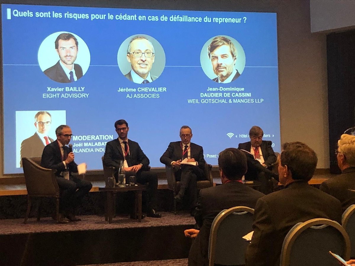 8Advisory's tweet photo. Conference @Option_Finance, the Carve-out observatory.
Intervention of @xbailly on the theme :
What are the risks for the seller in case of default of the buyer? #optionfinance #eightadvisory #restructuring #carveout20 https://t.co/FIbURIhFfD