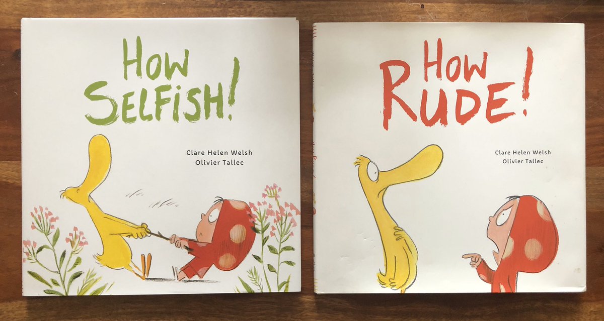 ClareHelenWelsh's tweet image. Thank you @QuartoKids My real-life copies of #HowSelfish #DotandDuck arrived today, and they’re wonderful! #OlivierTallec 🦆 👧🏻