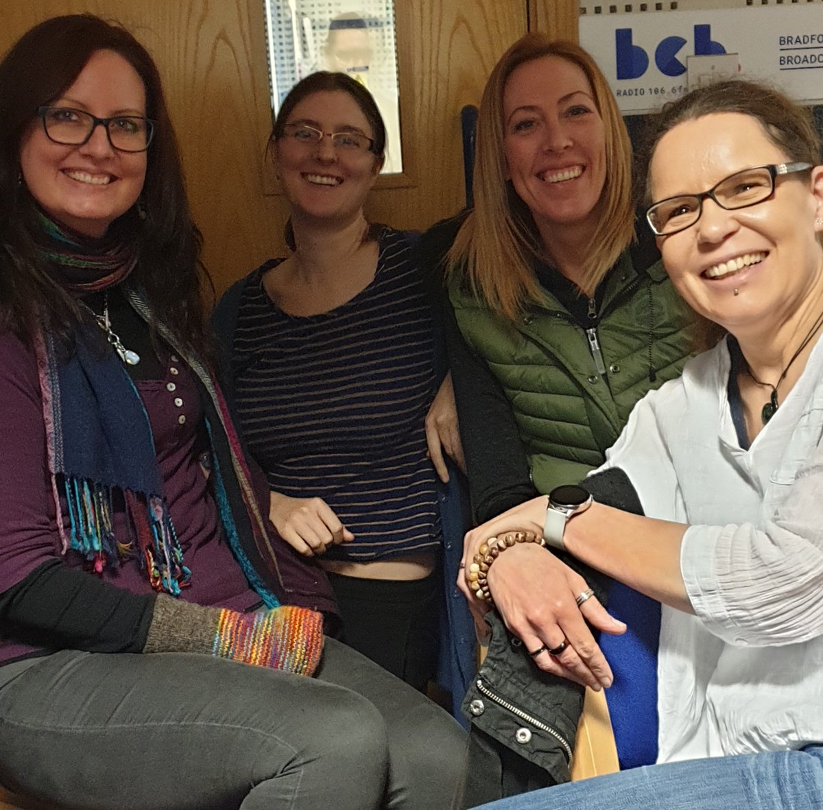 HelenKean73's tweet photo. Did you miss @UniofBradford @gi_helfer on #internationalwomensday2020 as she took over @MarcusRattray #ResearchMatters show on @bcbradio with myself and guest researchers @elliejbryant and Sarah Pike? You can still catch it on
https://t.co/qKlNLF62Uq https://t.co/rXcPhs7Oyr