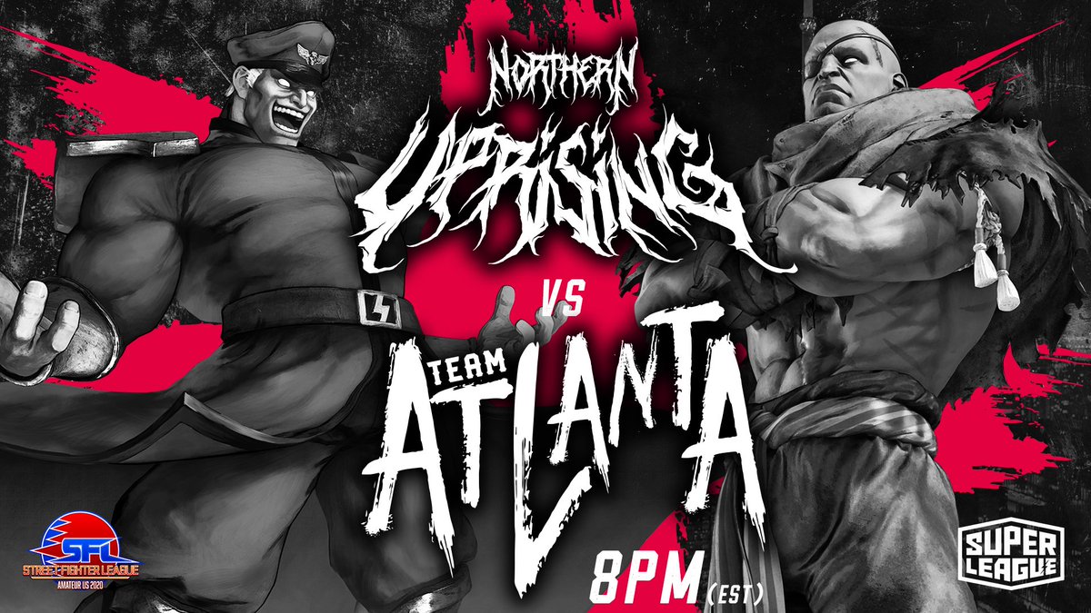 GbDojo's tweet photo. Tonight, Team #ATL will face off against Team #TOR in @JoinSuperLeague's #SFLAL Tournament! This time, it's win or go home. Tune in at 8 pm on https://t.co/YqVHPghxdM to catch this exciting matchup. @CapcomFighters @CEOGaming @RedditSF @drewface_ @adapt09 @FGC_Carlos @FGC_Jesus https://t.co/frZzLJJ3i6