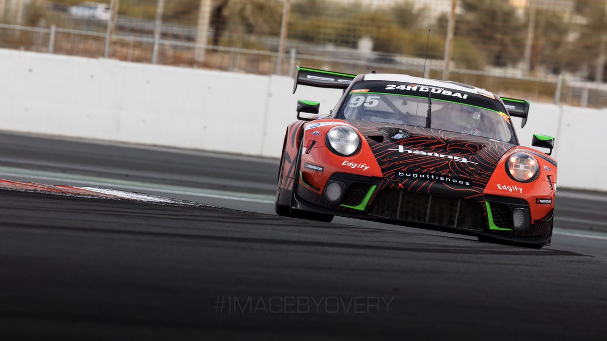 A RARE DRY SPELL.  #IMAGEBYOVERY #earlbambermotorsport #porsche #dubaiautodrome #thisisendurance #24hseries #red #motorsport #TuesdayThoughts