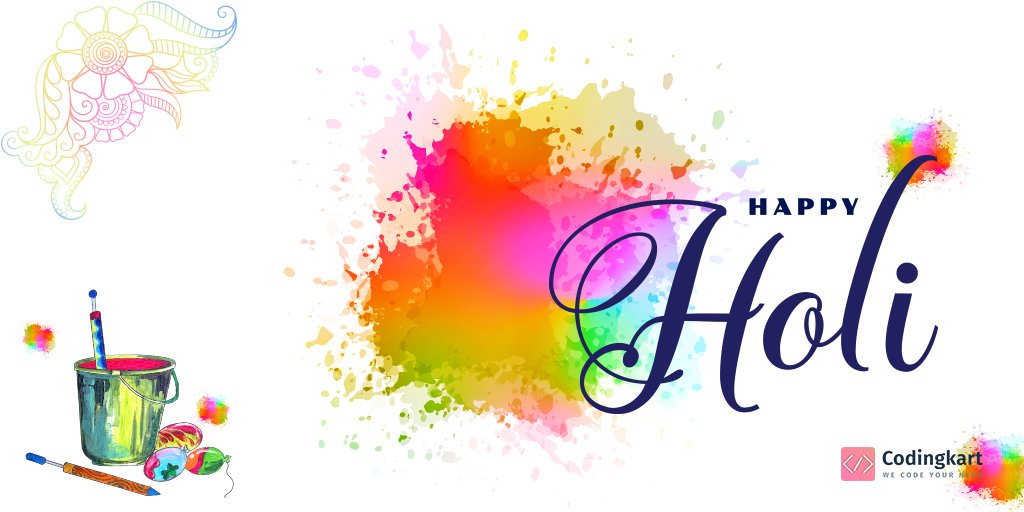 Codingkart1's tweet image. Splash in the colors of fun..
Enjoy the delicious treats..
May your life bloom with joy on this delightful occasion..

Wishing you a very Happy Holi..!! 

#holi2020 #HappyHoli