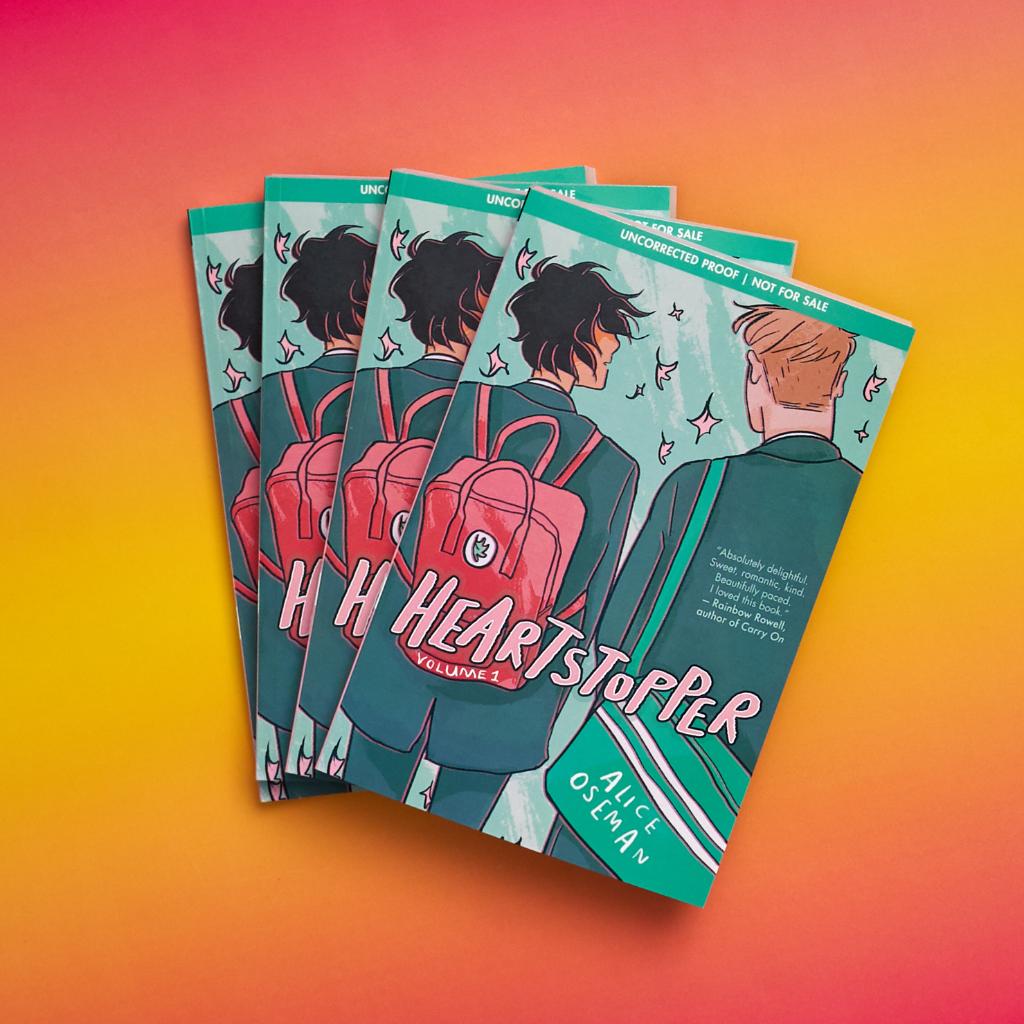 ireadya's tweet photo. 📣GIVEAWAY ALERT! 📣 

Retweet &amp; Follow us for a chance to win a galley of #Heartstopper by @AliceOseman! 😍 This graphic novel is a delightful coming-of-age story that explores friendship, love, and coming out. 🏳️‍🌈

Full Rules: https://t.co/owNRcIPVMH 

@GraphixBooks https://t.co/09v0EkgWqT