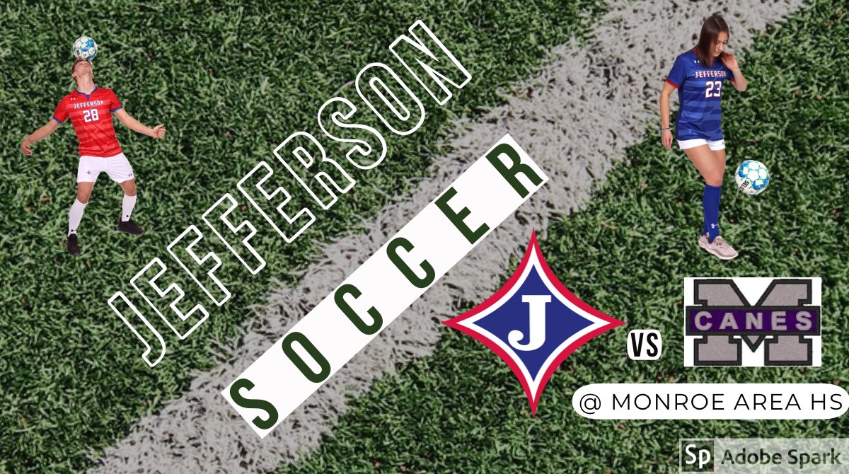 jtownsoccer's tweet image. Region game at Monroe Area - TONIGHT! Girls at 5:30p, Boys at 7:30p! #wantitworkitownit2020
