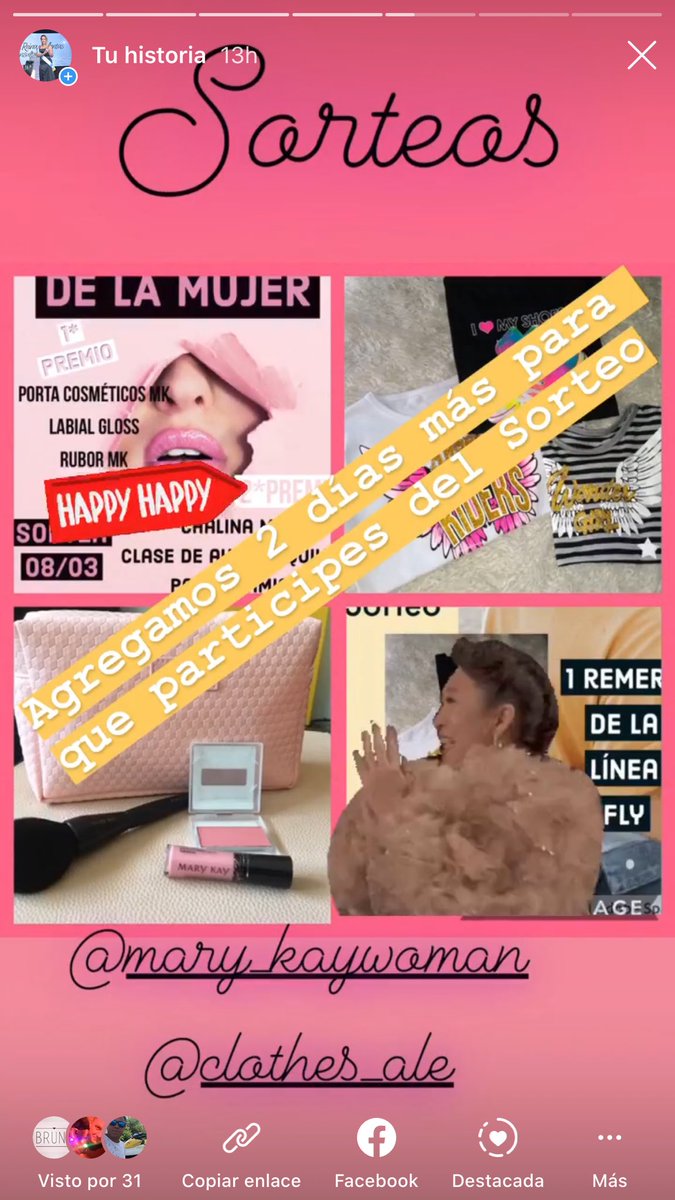 Marusigel's tweet photo. Búscame en @mary_kaywoman y participa , últimos dos dias!  Sorteo instagram 🔜🔜 https://t.co/XcnjjUP5CJ
