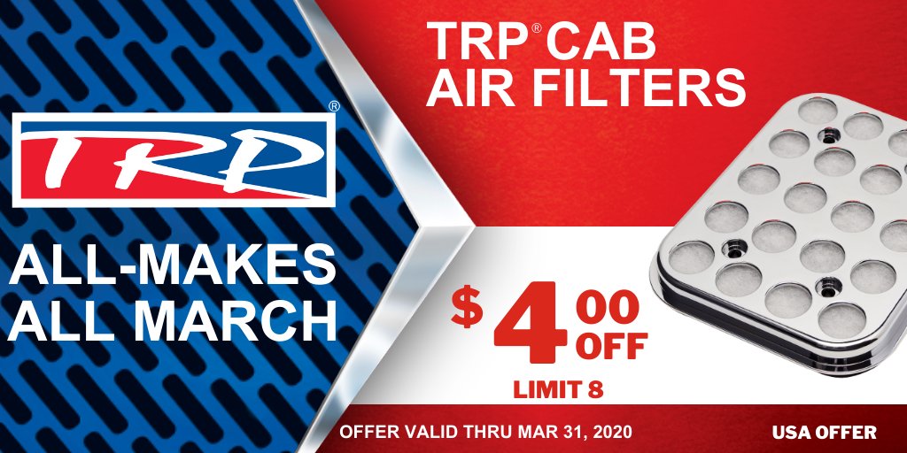 SAY HELLO TO THE BIGGEST SALE OF THE YEAR!
Offers expire 3/31/2020
SIGN UP AND SAVE
p.trpparts.com/AMAM2020
. 
.
#Kenworth #Peterbilt #AMAM #Trucking #Freightliner #Volvo