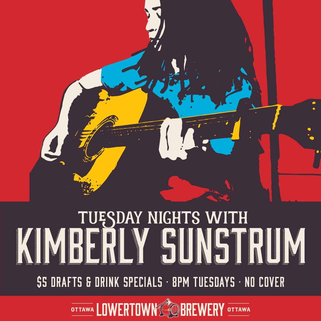 LIVE MUSIC tonight with Kimberly at 8:00 pm! 🎶 🎤🎸 No cover.  Great music!  @KmbrlySnstrm

#musica #liveband #gig #ottawalive  #bywardmarket #lowertownottawa #lowertownlive