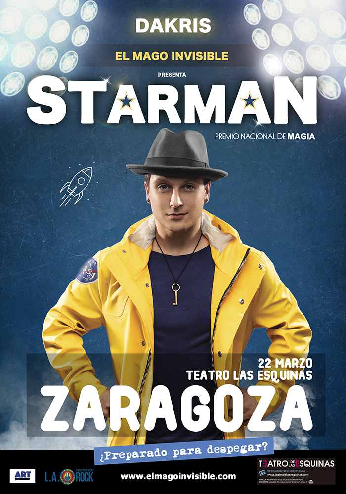 ¿Quieres ver un espectáculo de magia sin precedentes? 🤔

⭐Starman, el nuevo espectáculo de DAKRIS, te va a dejar boquiabierto

ladescontadora.com/entradas/dakri…

El 22 de Marzo tienes una cita con la magia en Zaragoza 📍