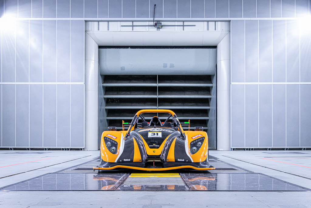 ACE_WindTunnel's tweet photo. When you work with ACE, you have a $100-million research and testing facility full of experts at your fingertips. Radical Canada worked with us last week to find the most optimal angles for the aerodynamics on this Radical SR3. 
#radicalcanada #racecar #sr3 #emzone #aerodynamics https://t.co/1eWH4Z12OL