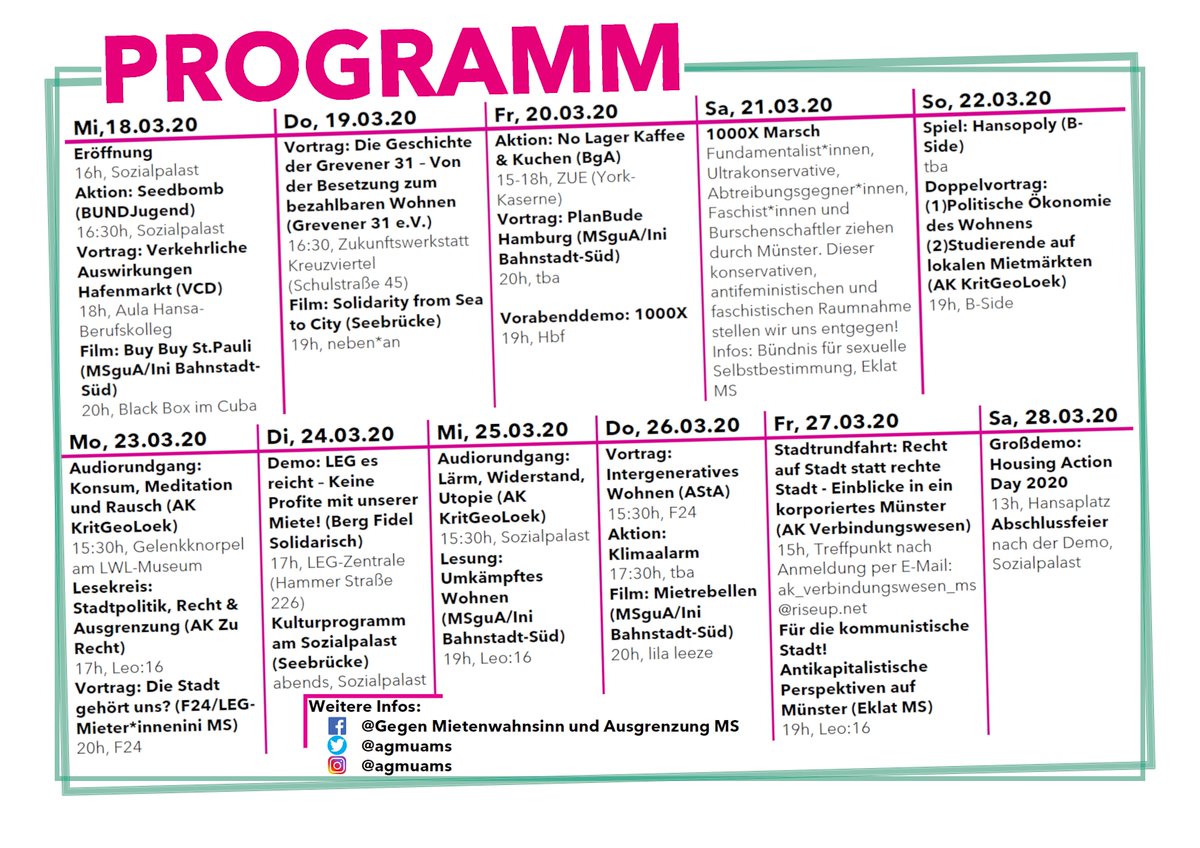 Gegen Mietenwahnsinn und Ausgrenzung MS tweet media