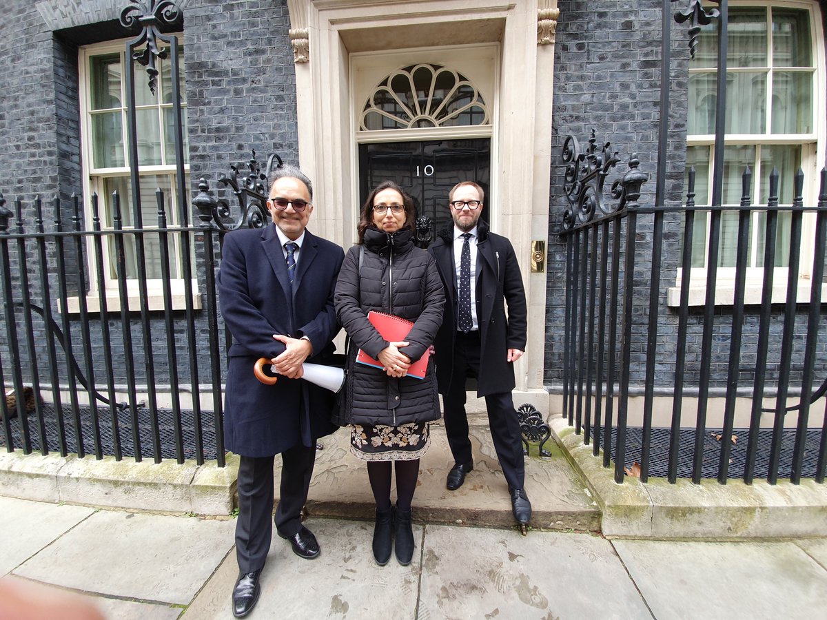 Productive discussions at Number 10 on opportunities presented by #PerioperativeCare for population health with @mrwilliamwarr