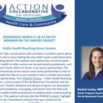 Photo by PHRASES: Public Health Reaching Across Sectors (@PHRASESproject)
