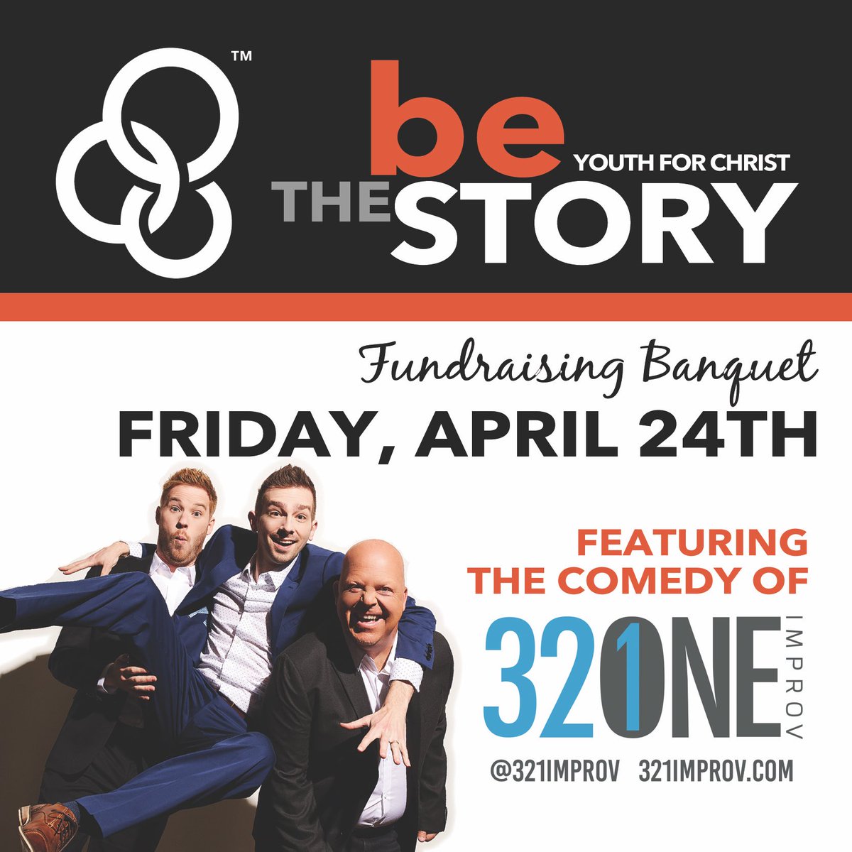 LongIslandYFC's tweet photo. Our Annual Fundraising Banquet is Friday, April 24th, 2020, and we’re very excited to announce that @321improv will be there performing! For more info &amp; to purchase tickets, head to https://t.co/lvFhli2xyF! #BeTheStory #LongIsland #Fundraiser https://t.co/DmSPDbNoaW