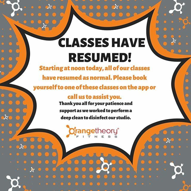 WE ARE BACK OPEN AT NOON!!
Book on the app or call the studio 
We appreciate everyone patience and understanding 🍊 ift.tt/2Q3ZeTx