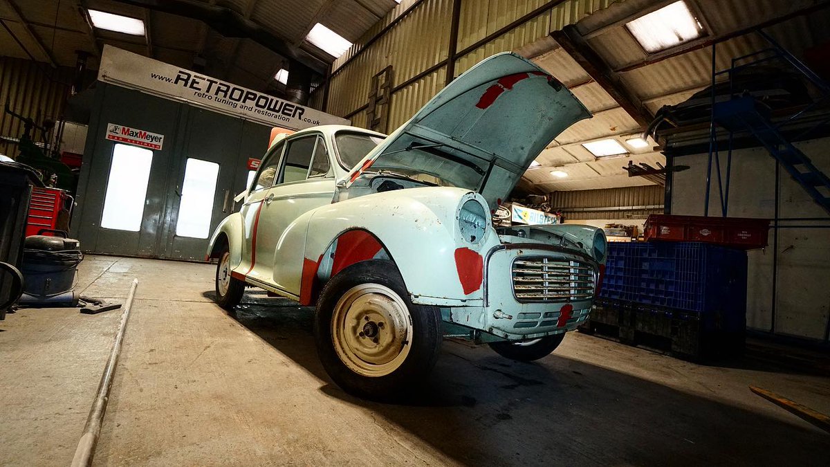 retropowercars's tweet image. Check out our newly arrived build – Project Minor Threat, our soon-to-be Zetec’d and MX-5’d Morris Minor! #retropower #retropowercars #restomod #morrisminor #zetec #minorthreat