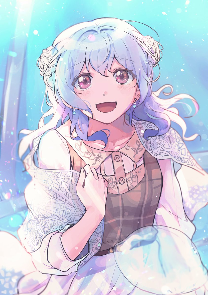 松原花音 「「ほら見て、千聖ちゃん!」 」|큐도리のイラスト