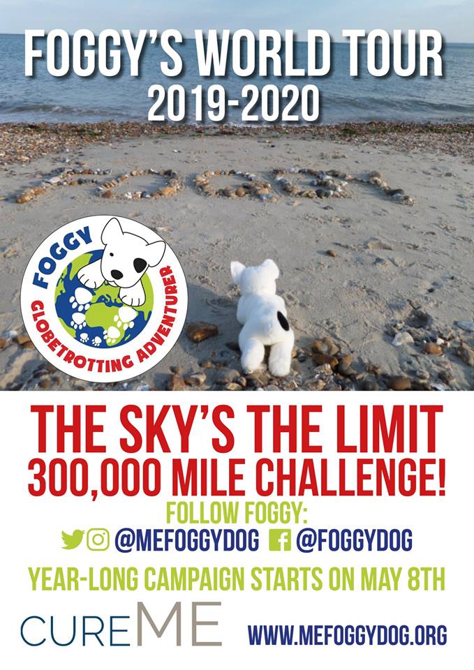 MEFoggyDog's tweet photo. M.E is a hugely misunderstood and under-represented illness that affects 17-30 million people worldwide (250,000 in the #UK).
Foggy raises awareness of the illness with every paw-step.
Follow him to find out what M.E is.
#Followhour https://t.co/4USq4b2HWW